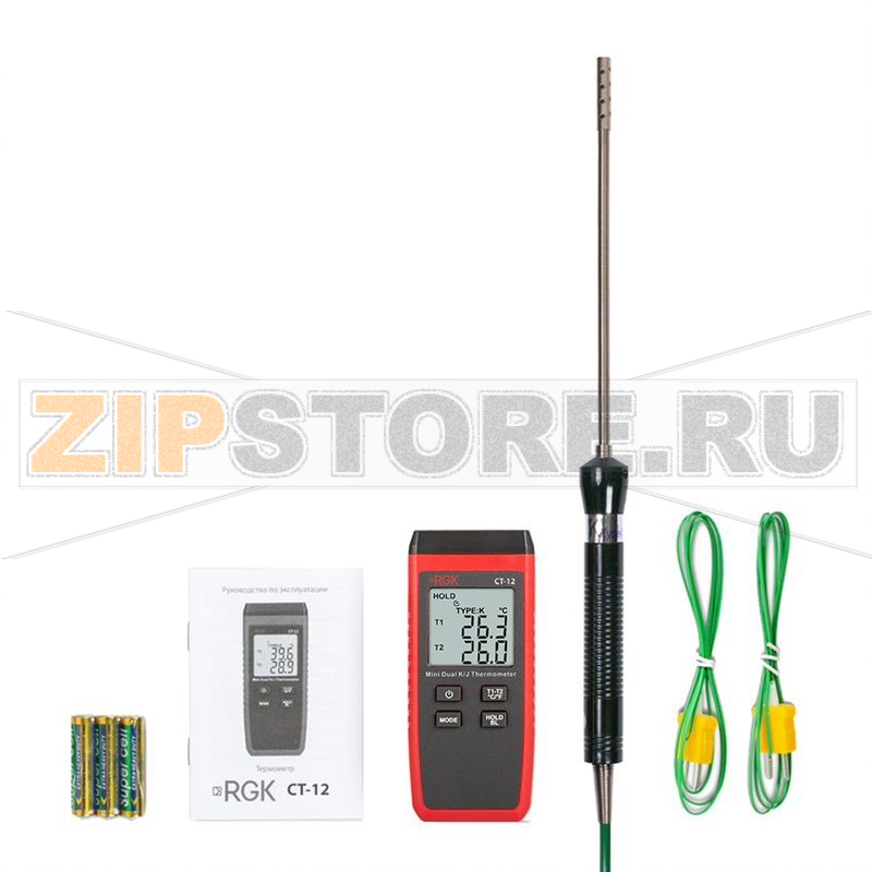 Комплект: термометр CT-12, зонд температуры воздуха TR-10A RGK 779906 