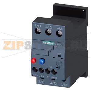Реле перегрузки 34...40 A, для защиты электродвигателя, типоразмер S0, КЛАСС 10, отдельная установка, главная цепь: винтовые клеммы, вспом. цепь: винтовые клеммы, сброс: ручной-авто Siemens 3RU2126-4FB1 
