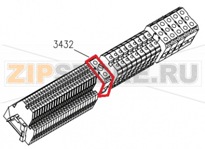 Portafusibili A Mors. WK10/SI5X20/U Aristarco TR 1650     Portafusibili A Mors. WK10/SI5X20/U Aristarco TR 1650Запчасть на сборочном чертеже под номером: 3432Название запчасти Aristarco на итальянском языке: Portafusibili A Mors. WK10/SI5X20/U Aristarco TR 1650