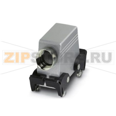Сальниковый корпус HEAVYCON B24 Phoenix Contact HC-B 24-TMQ-76/O1M25S с двумя защелками, высота 76 мм, с опорой 1x M25, боковое подключение кабеля.Минимальный заказ: 10 шт.Упаковка: 10 шт.