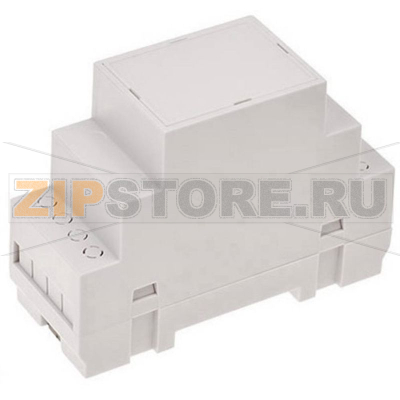 Корпус на DIN-рейку 35x90x65 мм, материал: ABS-V0, серый, 1 шт TRU Components TC-7910800 