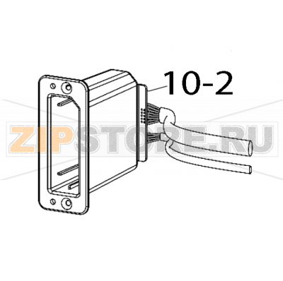 Slot-in Wi-Fi + BT housing TSC MH241 Slot-in Wi-Fi + BT housing TSC MH241Запчасть на деталировке под номером: 10-2