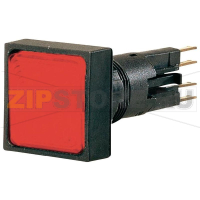 Оптический элемент для сигнальных колонн, красный, 24 В/AC: 1 шт Eaton Q25LH-RT