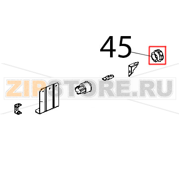 Vetro portalampada 77.222.-019.00 Unox XF 183 Vetro portalampada 77.222.-019.00 Unox XF 183Запчасть на деталировке под номером: 45