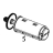 Шпиндель перемотки ленты TSC MH640T