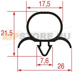 GUARNIZIONE AD INCASTRO 1475x600 mm 