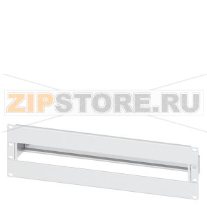 SIVACON, 19&quot; cover, for Modular installation devices 3 HU, RAL 7035 Siemens 8MF1000-2AB31 