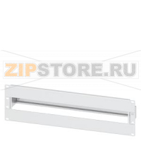 SIVACON, 19" cover, for Modular installation devices 3 HU, RAL 7035 Siemens 8MF1000-2AB31