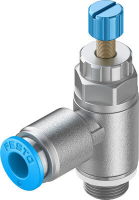 Дроссель с обратным клапаном Festo GRLA-1/8-QS-6-RS-D