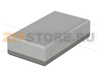 Корпус с поверхностью для плёночной клавиатуры, 200x112x51 мм Bopla EG 2050 F