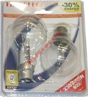 LAMPE ECO HALO 28W B22 2000H *2*BLISTER