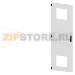 SIVACON, door, left, with cutout for filter fan, with ventilation openings H: 2000 mm, W: 600 mm, RAL 7035, Protection class 1 Siemens 8MF1060-2UT15-3BA2 