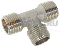 Т-ОБРАЗНЫЙ ФИТИНГ Ø 1/2"M-1/2"M-1/2"M НИКЕЛИРОВАННЫЙ