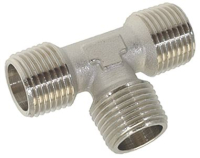Т-ОБРАЗНЫЙ ФИТИНГ Ø 1/2"M-1/2"M-1/2"M НИКЕЛИРОВАННЫЙ