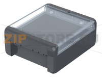 Корпус, 151x125x60 мм, поликарбонат UL 94 V0, прозрачная крышка Bopla B 141306 PC-V0-G 7024