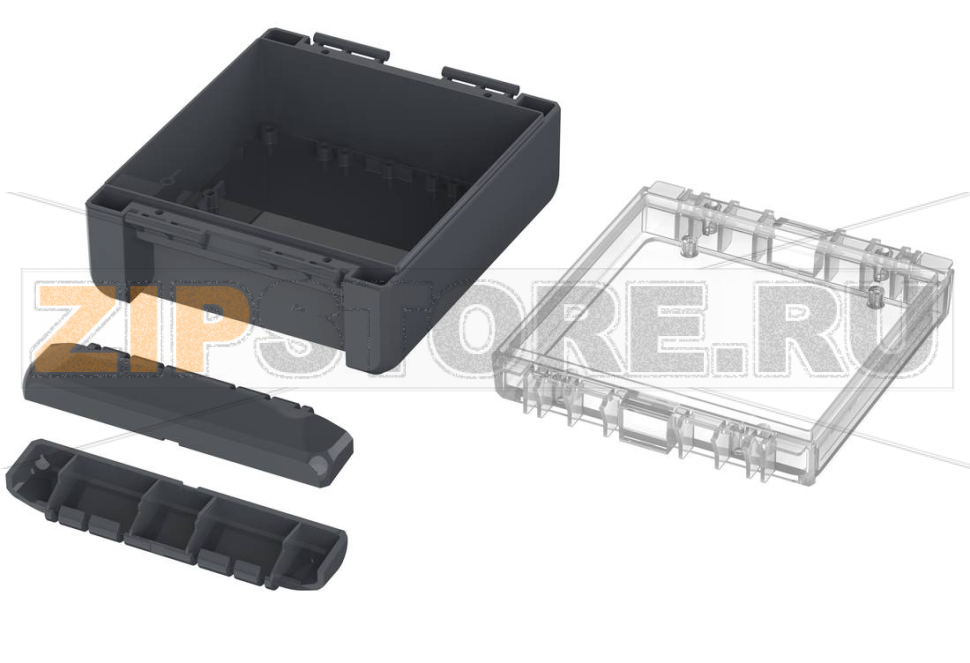 Корпус, 151x125x60 мм, поликарбонат UL 94 V0, прозрачная крышка Bopla B 141306 PC-V0-G 7024 