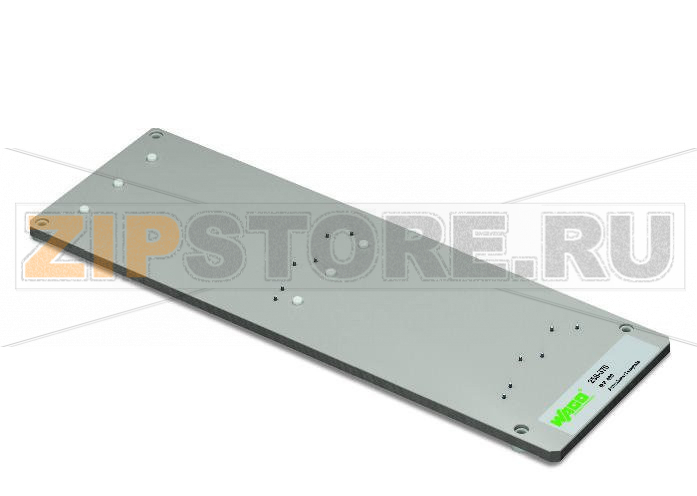 Крепеж; для плоттера; Несущая пластина для Murrplastik: MP-400 - KS 4/12, 4/18, 4/23, 4/30; светло-серые Wago 258-370 