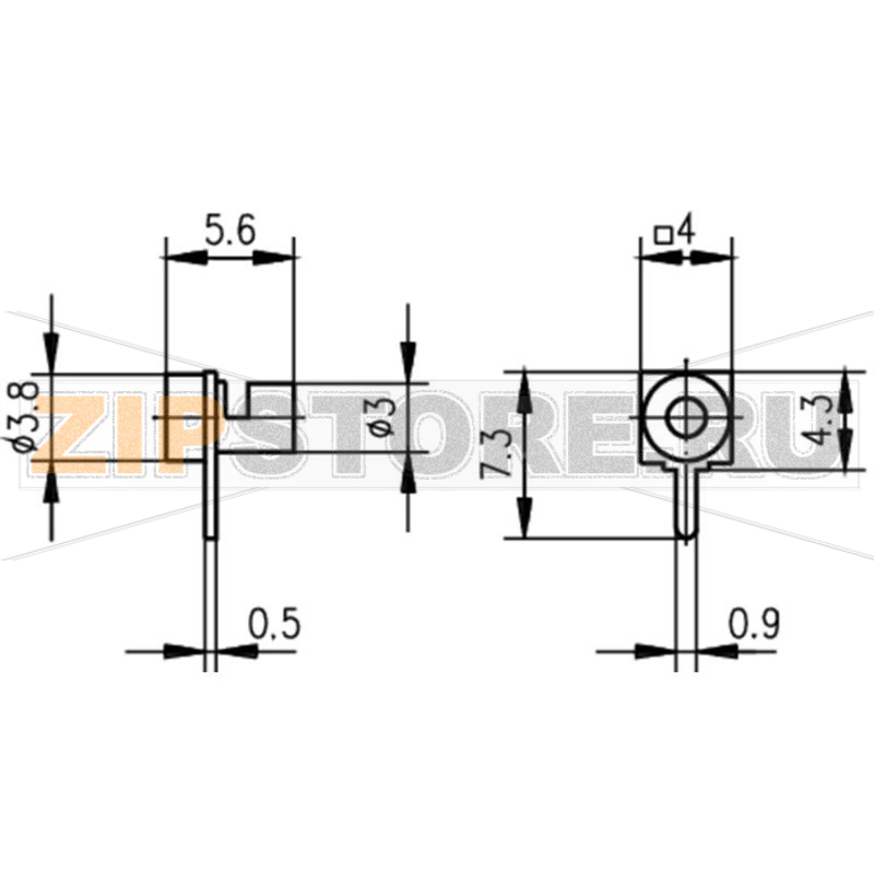 Соединение кабельное, 1 шт Telegärtner H01000A0247 