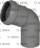 ELBOW FITTING HT 67°30' - ø 32MM