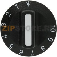 BLACK KNOB ø 42 mm 1-10