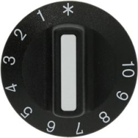 BLACK KNOB ø 42 mm 1-10