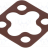 Прокладка плоская Hirschmann GSA 200-4 NBR LIGHT BROWN - Прокладка плоская Hirschmann GSA 200-4 NBR LIGHT BROWN