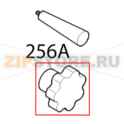 Manopola gambo UL Sirman Mirra 300 Manopola gambo UL Sirman Mirra 300Запчасть на деталировке под номером: 256A