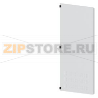 SIVACON, door half, left, with ventilation openings, IP40, H: 2200 mm, W: 800 mm, RAL 7035, Protection class 1 Siemens 8MF1280-2UT25-2BA2