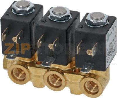 БЛОК ИЗ ТРЕХ ЭЛЕКТРОМАГНИТНЫХ КЛАПАНОВ ODE Ø 1/8&quot; 230В 