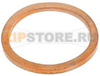 ПЛОСКАЯ МЕДНАЯ ПРОКЛАДКА Ø 22X18X1,8 ММ