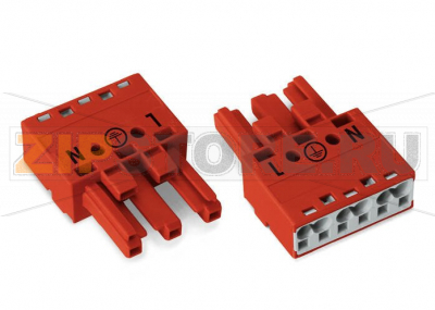 Разъем; 3-пол.; Код. P; 4,00 mm; красные Wago 770-1303 Protected against mismating and maintenance-freePush-in CAGE CLAMP® spring pressure connection technology allows solid conductors to be simply pushed into a unit.Two wire connections per pole for loops or bridgesAdditional variable coding is possible....