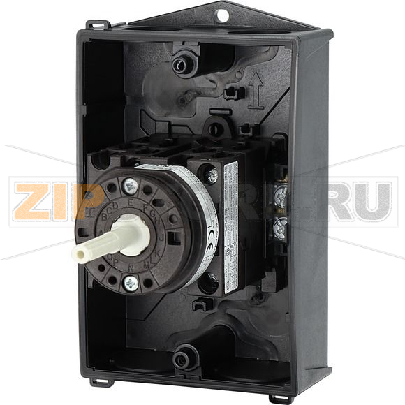 Выключатели главные, T0, 20 A, 4 модуля, 8-полюсн Eaton T0-4-8344/I1/SVB 