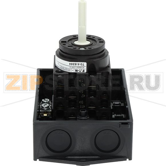 Выключатели главные, T0, 20 A, 4 модуля, 8-полюсн Eaton T0-4-8344/I1/SVB 