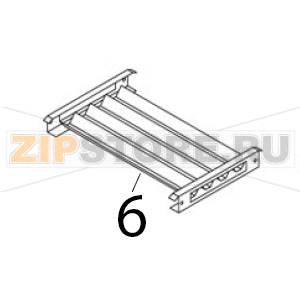 Up heating pipe cover sadding Airhot CT-300 Up heating pipe cover sadding Airhot CT-300Запчасть на деталировке под номером: 6