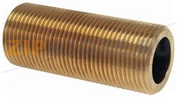 NIPPLE FOR 1 DIA TAP LENGTH 80 MM. 