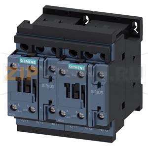 РЕВЕРСИВНАЯ СБОРКА, AC3, 11КВТ/400V AC 110V, 50/60 ГЦ, 3-ПОЛ., ТИПОРАЗМЕР S0, ВИНТОВЫЕ КЛЕММЫ, ЭЛ. И МЕХ. ВЗАИМНАЯ БЛОКИРОВКА ВСТРОЕННЫЕ БЛОК-КОНТАКТЫ 2 X 1НО Siemens 3RA2326-8XB30-1AG2 