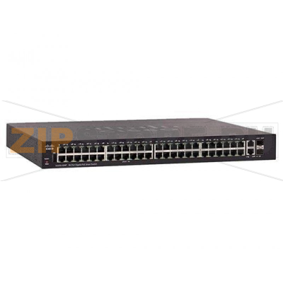 Коммутатор 1 Гб/с, 48 портов, RJ-45 Cisco SG250-50HP-K9-EU 