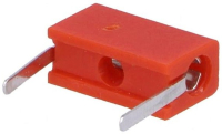 Гнездо 2 мм, 6 А, красное Hirschmann MPB 1 RT