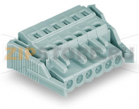 MCS MIDI Classic 1-проводниковая розетка; Фиксирующий рычаг; 2,5 мм?; Шаг контактов 5 мм; 22-пол.; 2,50 mm?; серые Wago 231-122/037-000