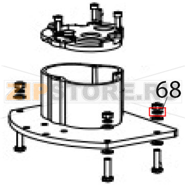 Spring washer Hurakan HKN-20SN2V Spring washer Hurakan HKN-20SN2VЗапчасть на деталировке под номером: 68