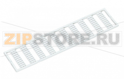 Маркировочная карта WMB; в картах; МАРКИРОВАНО; F21, ..., F30 (10x); растягиваемые 4 - 4,2 мм; Вертикальная маркировка; с креплением на защелке; белые Wago 794-4617 