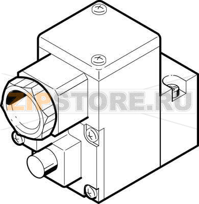 Распределитель с пилотным управлением Festo MGXIAH-3/2-0.8-24DC-EX 