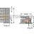 MCS MIDI Classic THT female header; 0.6 x 1.0 mm solder pin; angled; Pin spacing 5 mm; 11-pole; gray Wago 232-241 - MCS MIDI Classic THT female header; 0.6 x 1.0 mm solder pin; angled; Pin spacing 5 mm; 11-pole; gray Wago 232-241