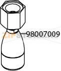 Kit hot water wand l=70 with sprayend Victoria Arduino Adonis 3 Gr  Kit hot water wand l=70 with sprayend Victoria Arduino Adonis 3 GrЗапчасть на деталировке под номером: 98007009Название запчасти Victoria Arduino на английском языке: Kit hot water wand l=70 with sprayend&nbsp;Adonis 3 Gr.