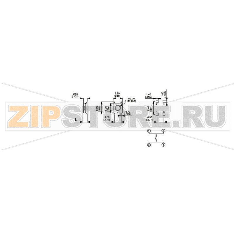 Кнопка 12 В/DC, 0.05 А, 1 x выкл/вкл, без фиксации, 1 шт APEM PHAP3373 