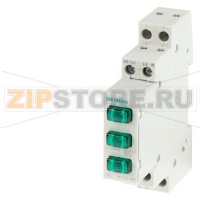 Световой индикаторs 3x LED 12.. 60V зеленый Siemens 5TE5812