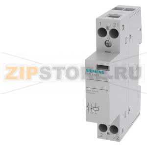 INSTA КОНТАКТОР С 1 NO CONT. AND 1 NC CONT. CONTACT FOR AC 230, 400V 20A ACTIVATION ACDC24V Siemens 5TT5001-2 