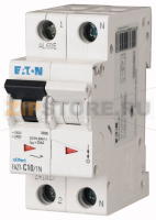 Выключатель автоматический 32А, кривая откл. C, 1+N полюса, откл. способ. 25 кА Eaton FAZT-C32/1N