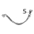Kit power cable for printhead Zebra ZXP 8