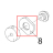 Distance washer Bear Varimixer AR80 VL-1S